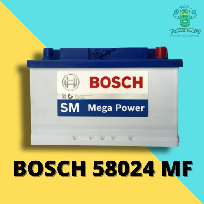 Terlaris 58024 Ln3 Aki Bosch Mobil Inova Reborn Diesel Toyota Bmw Mercy