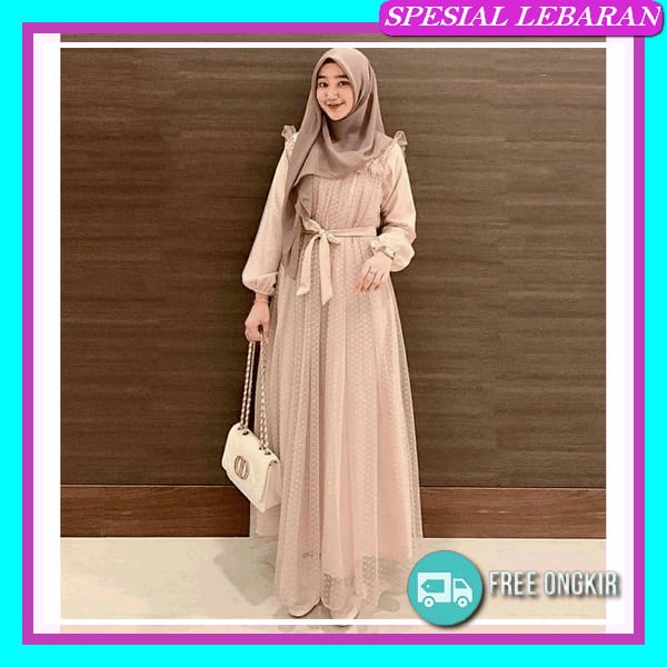 Bsju Syari Murah Jubah Muslimah Ghamis Cewek Premium Gamis Lebaran Perempuan Dewasa Bj Wanita Sarii 