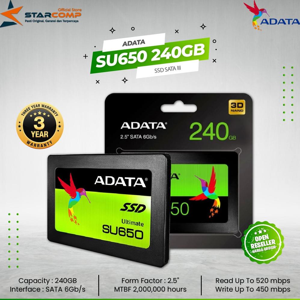 SSD ADATA SU650 Ultimate 240GB