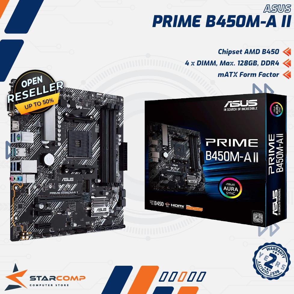 ASUS PRIME B450M-A II (Socket AM4)