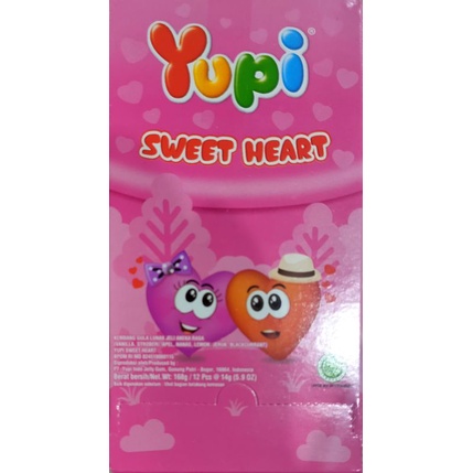 

YUPI SWEET HEART 168Gr