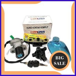 Kunci Kontak Thunder 125 Lama New Assy komplit plus kunci tangki Jok last stok 29M4R23