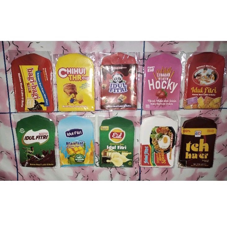 

Amplop Lebaran Motif Snack Viral Terbaru 2023 Murah