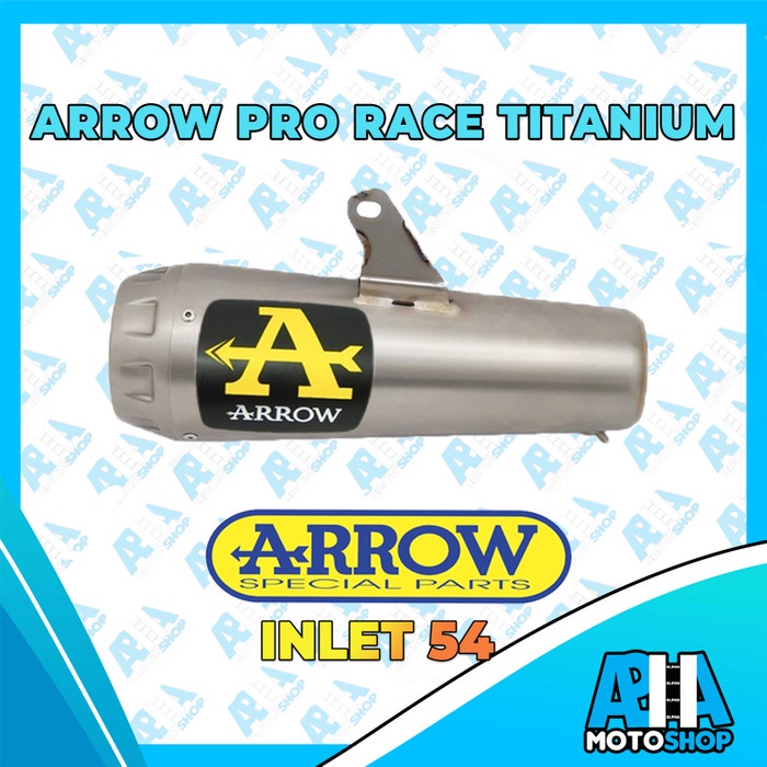 Knalpot Arrow Pro Race Titanium Original Italy Prorace