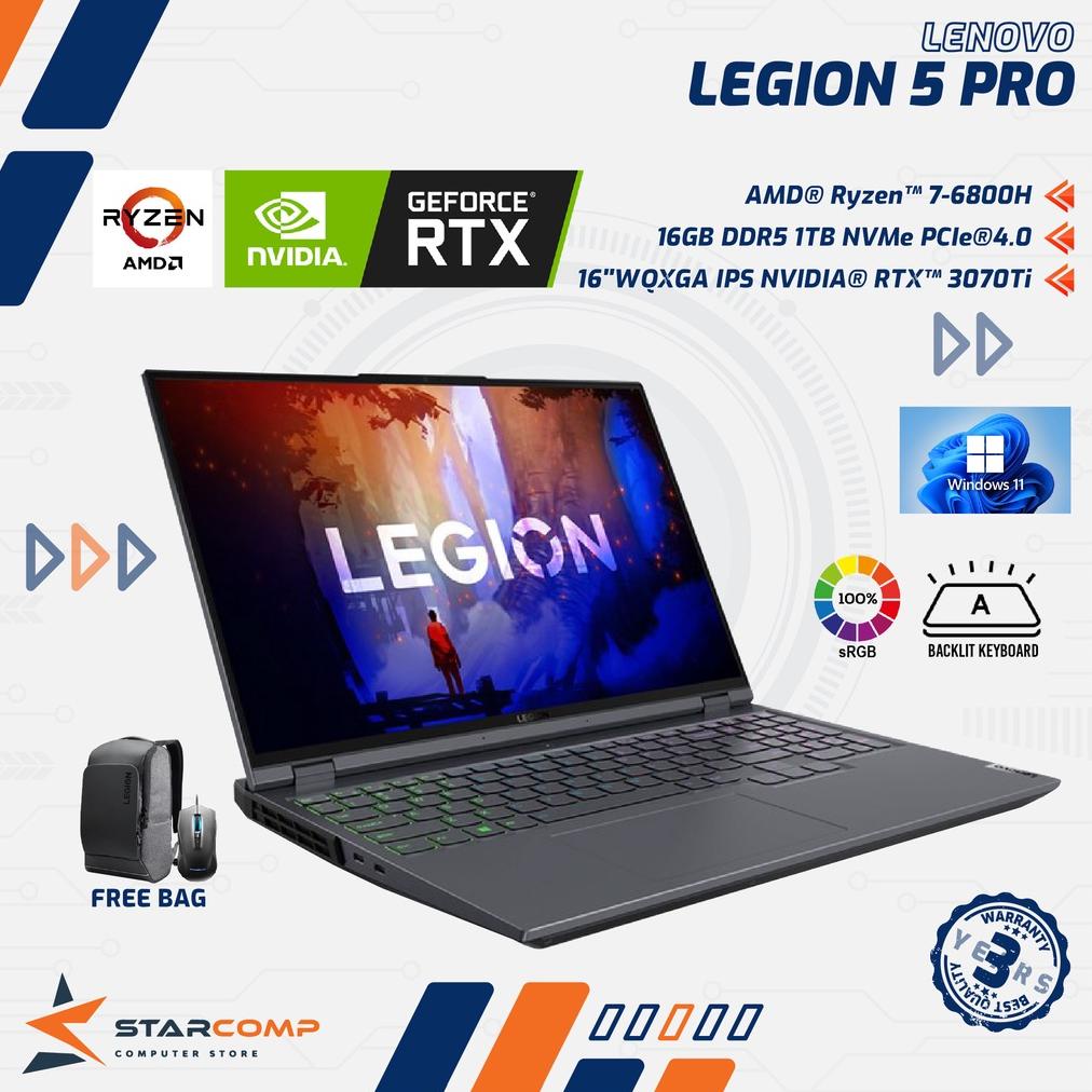LENOVO Legion 5 Pro Ryzen 7 6800H 1TB SSD 16GB RTX3070Ti 16" WQXGA 240Hz sRGB