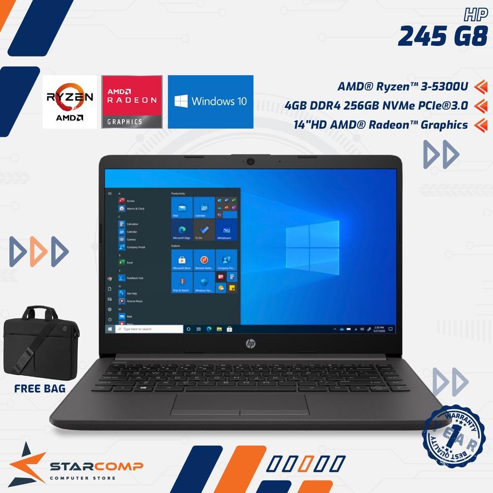 HP 245 G8 Ryzen 3 5300U 8GB 512GB SSD 14" HD Radeon Graphics
