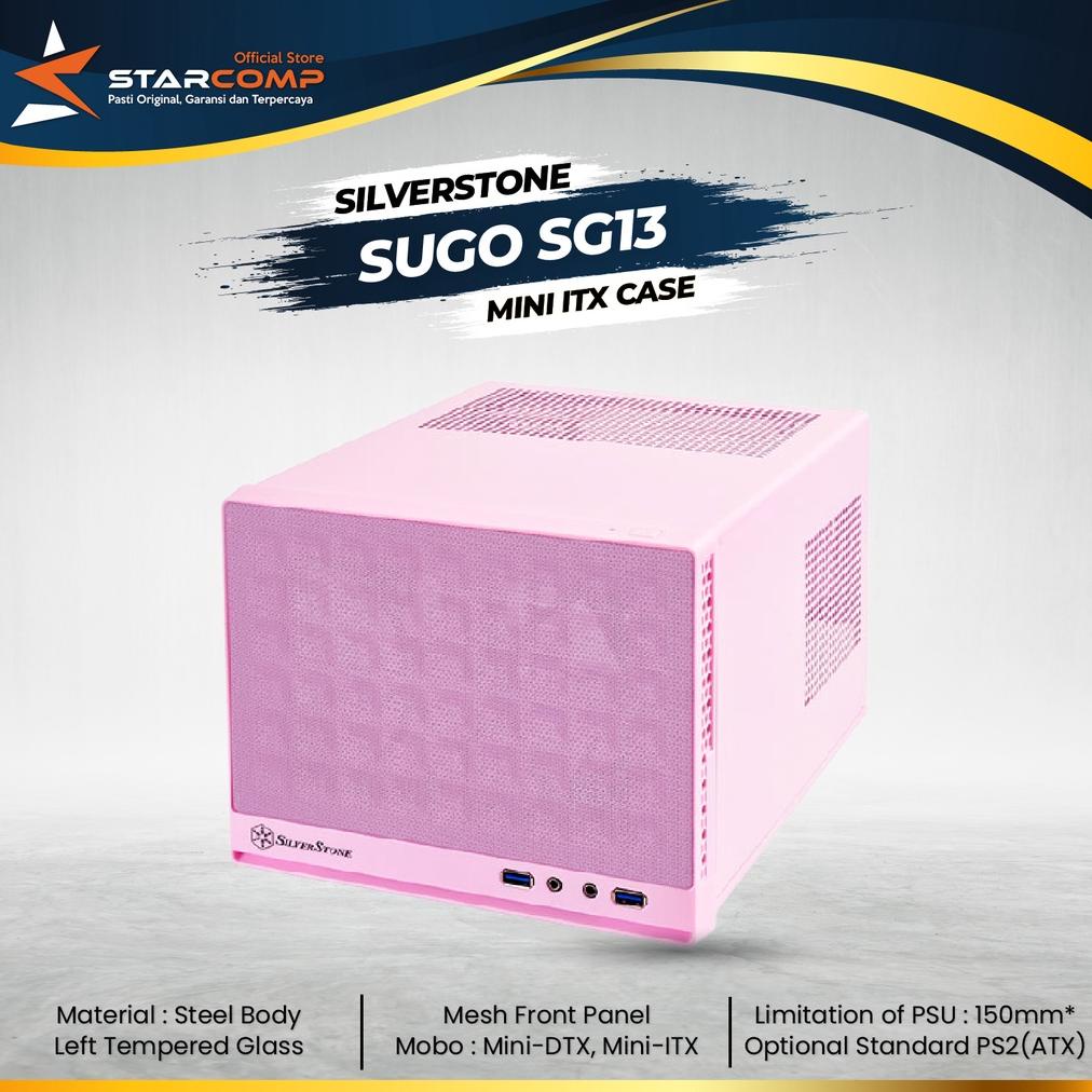 CASE SILVERSTONE SUGO SG13 Mini ITX PINK