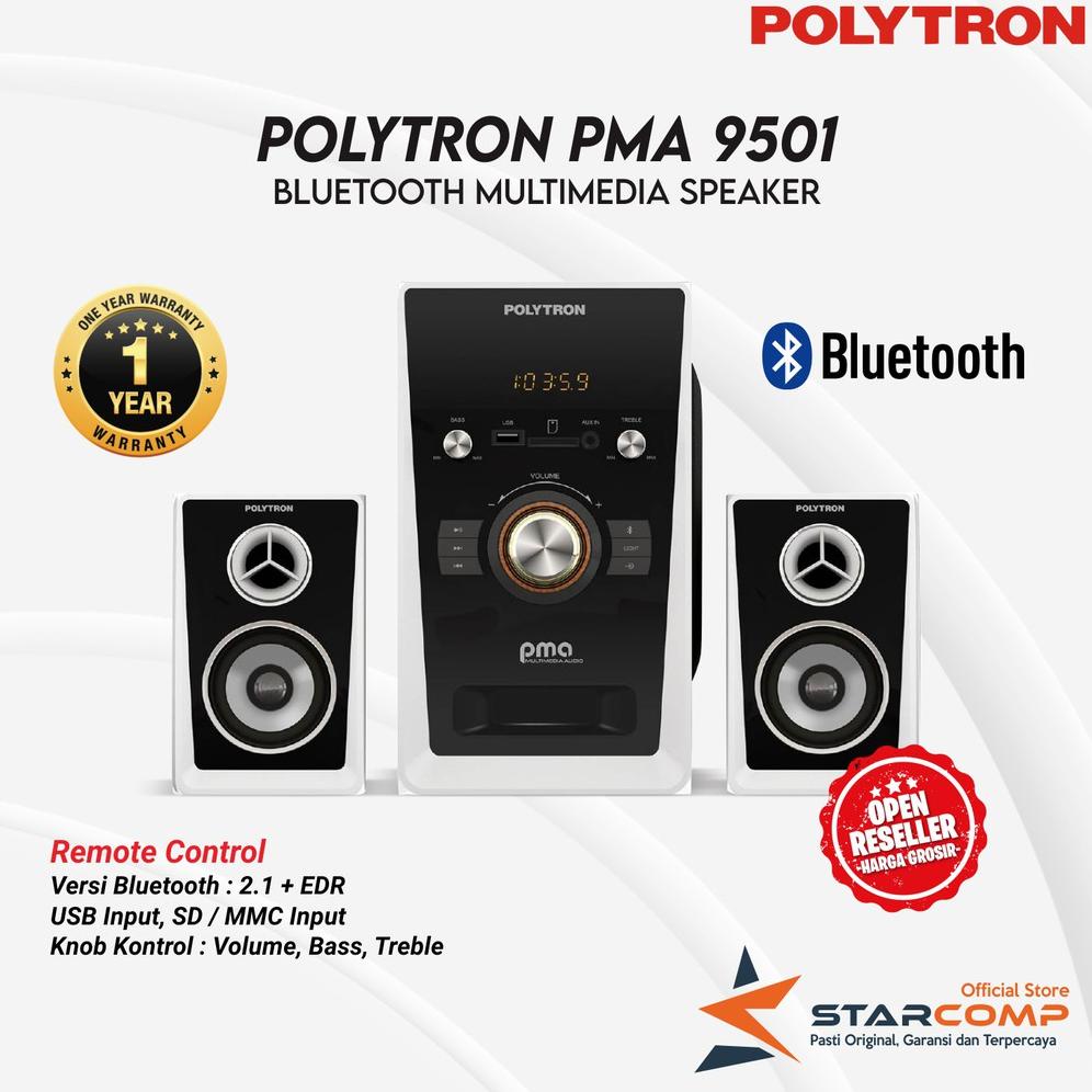 Speaker Aktif Polytron PMA 9501 Portable Bluetooth Multimedia
