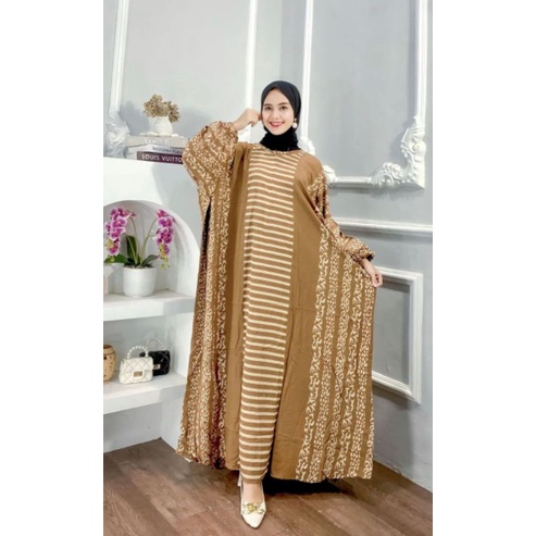 batik kaftan moderen kekinian batik pekalongan baju wanita viral baju perempuan kualitas premium bat