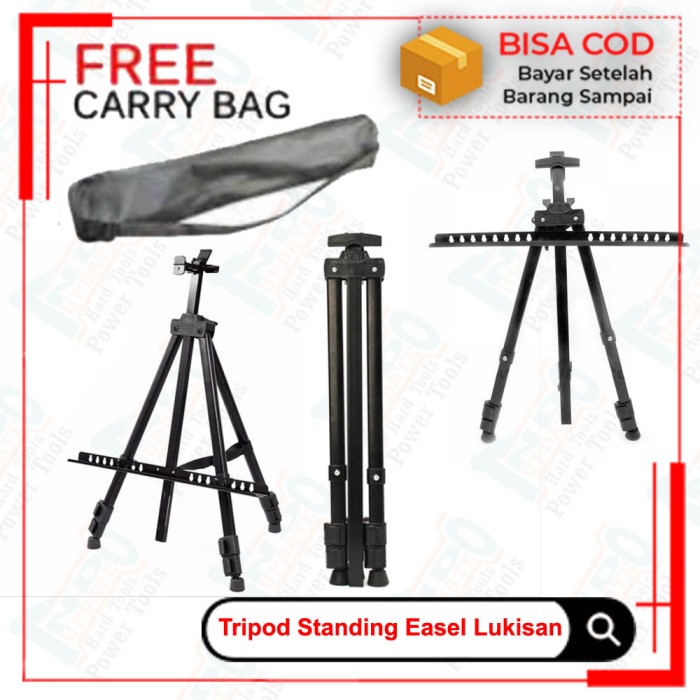 

Terlaris Tripod Cat Lukis Holder Lukisan Standing Melukis Easel Lukis