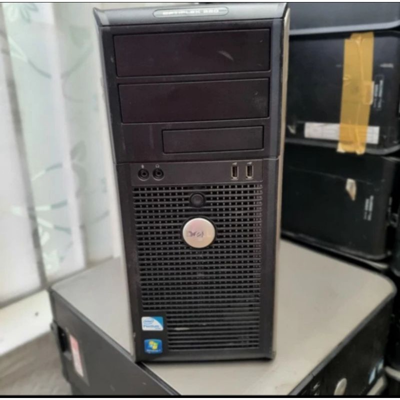 DELL OPTIPLEX 380 TOWER DUAL CORE BAWAAN RAM 2GB HDD 160GB MURAH LEBAY