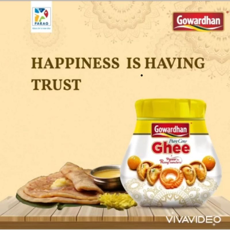 

GOWARDHAN GHEE 1LTR / PURE COW GHEE