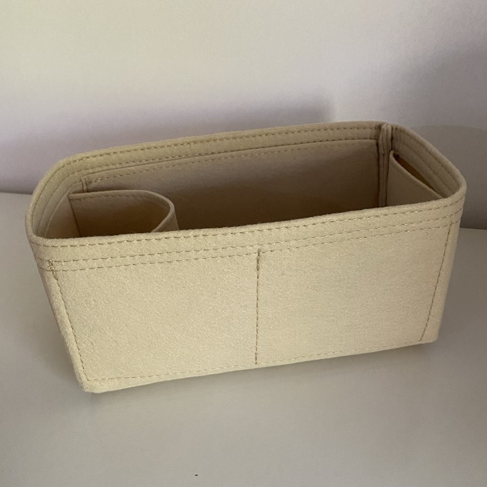 H Birkin 25 size organizer inseam - Black