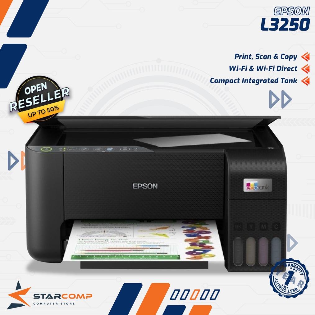 Printer EPSON EcoTank L3250 A4 All in One-EPSON L 3250 Ink Tank WiFi