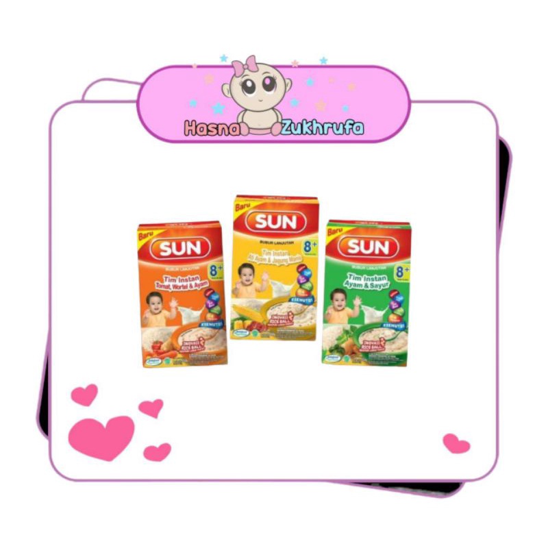 SUN Bubur Tim Instan 8+ 100gr