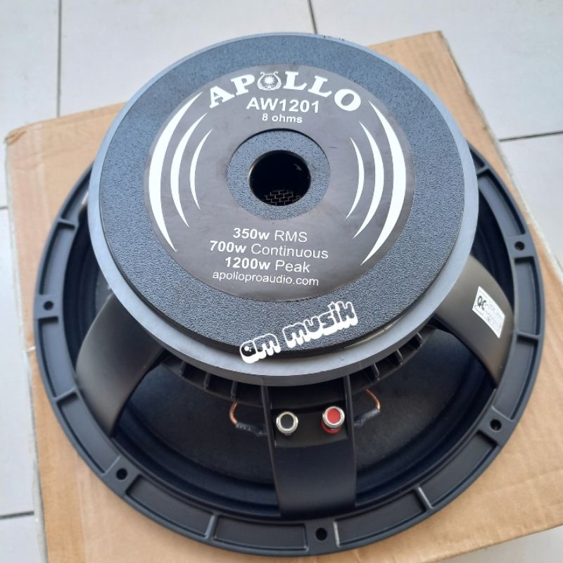 SPEAKER COMPONENT APOLLO AW1201 MID LOW 12 INCH