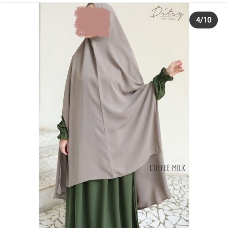 preloved marwa coffemilk ditsy