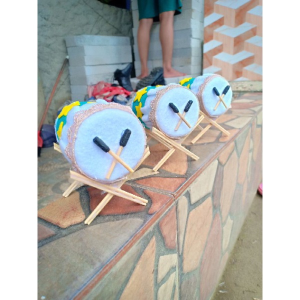 miniatur bedug || prakarya kerajinan tangan bedug masjid lebaran