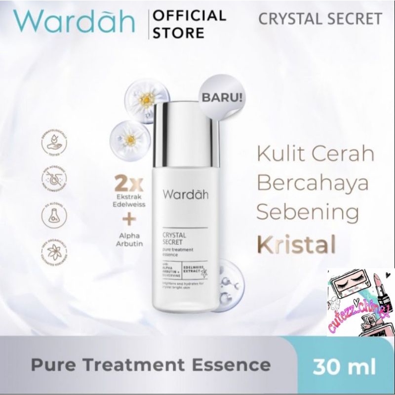 ☃️Cutezz_ching1☃️Wardah Crystal Secret Pure Treatment Essence - 30ml