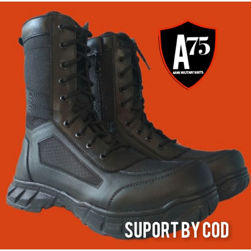 Sepatu Pdl Jaring Tawon Jatah Dinas TNI ABRI Polisi Polri Satpol PP Brimob Security Satpam