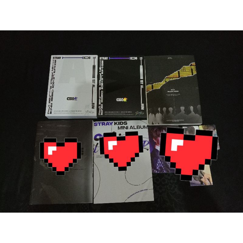 Album stray kids (go live standar ver, go live limited ver, yellow wood limited ver, noeasy standar 