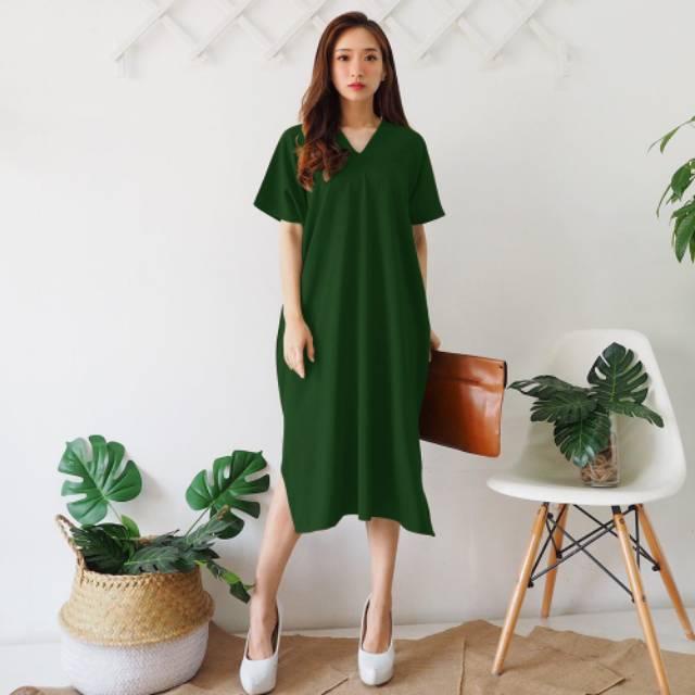 TUNIK AMELIA OBLONG KUPU KUPU POLOS / TUNIK AQILLA / MOSCREPE PREMIUM / TUNIK HAMIDAH / BAJU MURAH