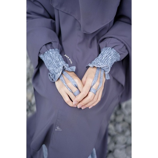 Samira Set Khizaanah Gamis Set Khimar