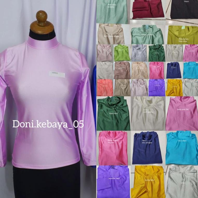 Manset Glitter Premium jumbo XXL - Manset Pengantin - Manset Lycra - Baju Manset Muslim dalaman keba