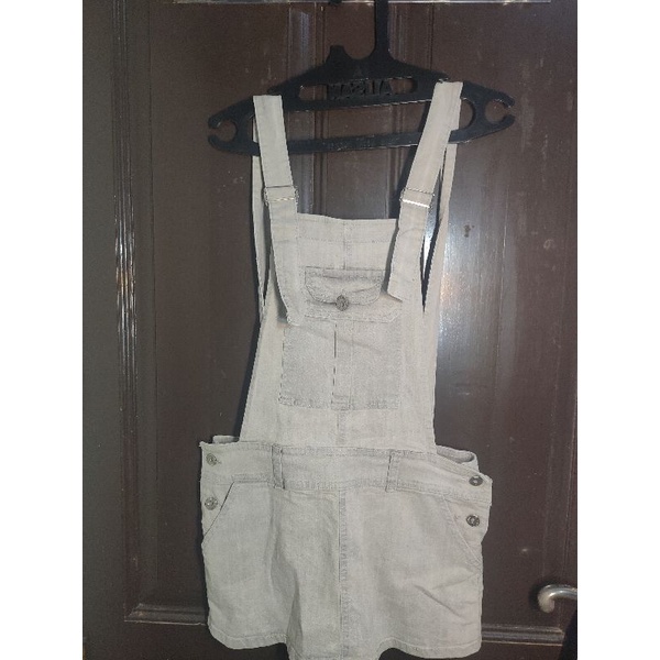 baju denim jumpsuit dan top denim