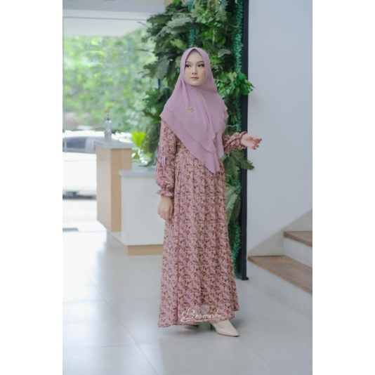 FAIZA TERBARU GAMIS SET SYAR'I CERUTY EXCLUSIVE ORIGINAL BRAND BY BERMERKS SYAR'I