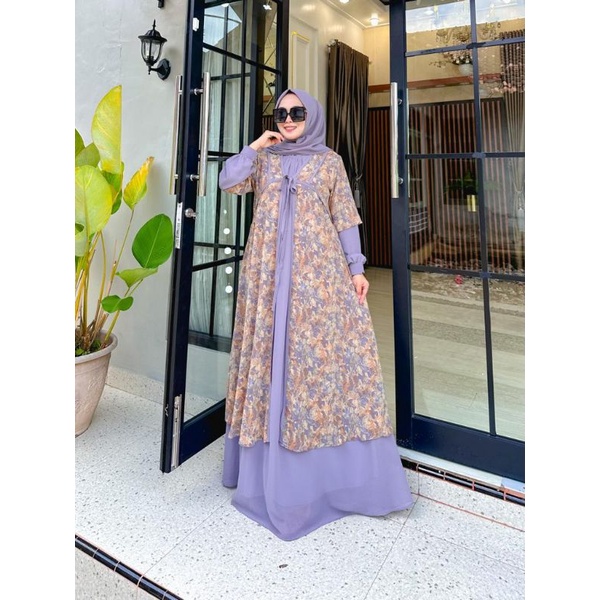 AFIFAH SET JILBAB SEGIEMPAT BY GALLERY MARYAM