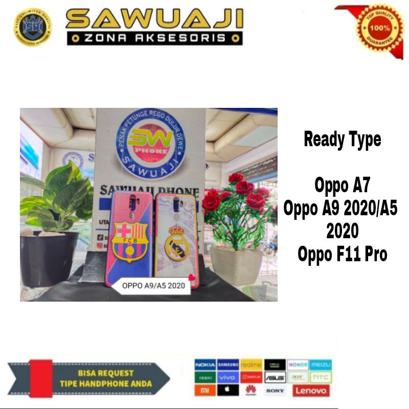 Case Silikon Bola Oppo A7/A9 2020/A5 2020/F11 Pro/Realme 3 Pro