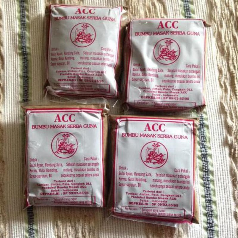 

paket 250gr bumbu masak ACC serbaguna//bumbu masak asli solok//bumbu masak khas sumbar//bumbu masak