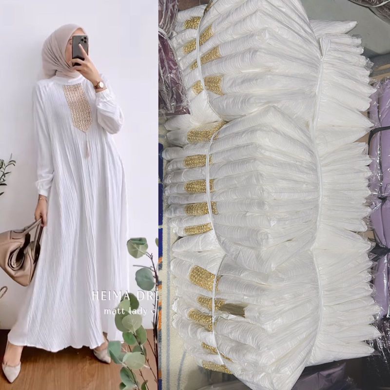 HEIMA DRESS BEST SELLER DRESS RAYA VIRAL GAMIS TURKI GAMIS RENDA TERBARU KEKINIAN