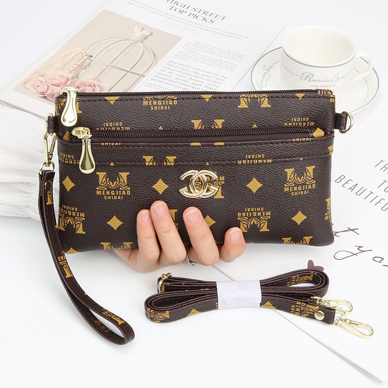 Sera Fashion Baru Wanita Kecil Tas Diagonal Tas Wanita Dompet Kopling Tas Ponsel Dompet Koin Tangan Membawa Kopling tas Dompet Panjang
