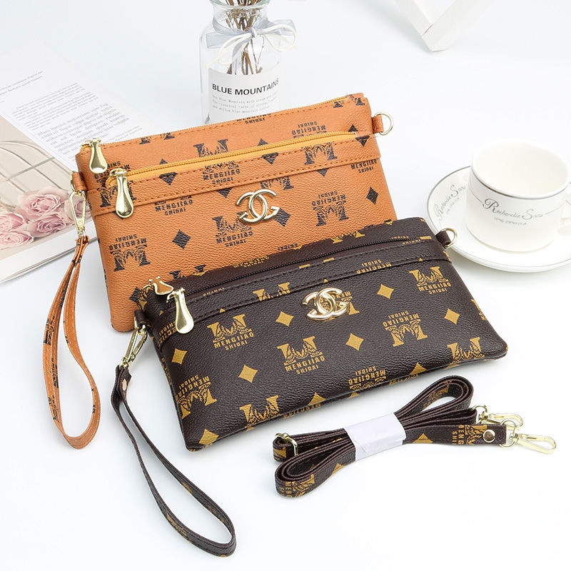 Sera Fashion Baru Wanita Kecil Tas Diagonal Tas Wanita Dompet Kopling Tas Ponsel Dompet Koin Tangan Membawa Kopling tas Dompet Panjang
