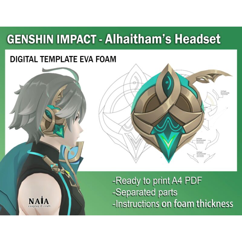 Headphone Alhaitham Genshin