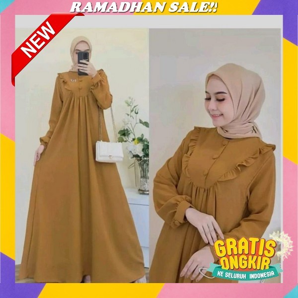 Gamis Lebaran 2023 Model Gamis Terbaru Dewasa / Gamis Lebaran Jumbo / Baju Gamis 2023 Model Baru Ale