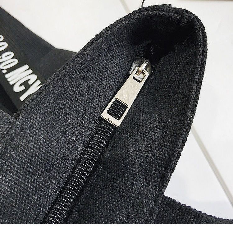 Sera Tas Kanvas 2023 Net Merah Fashion Sastra dan Seni Hanchuang Dasi Kanvas Tas Tote Tas Kanvas Kasual Kanvas Tas