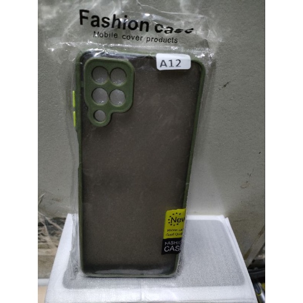 Case Aero My choice Samsung A12 M12 Silikon Dove Pelindung Camera