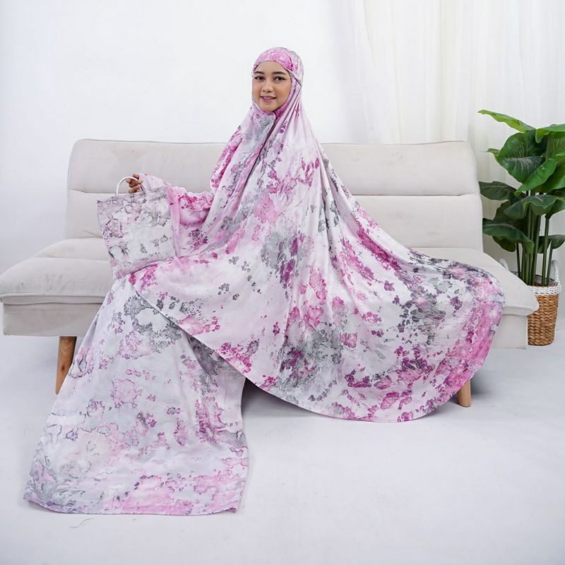 MUKENA RAYON | MUKENA BALI | MUKENA KAIN BALI | MUKENA KAIN BALI TASIK | MUKENA DEWASA TIE DYE AYESH