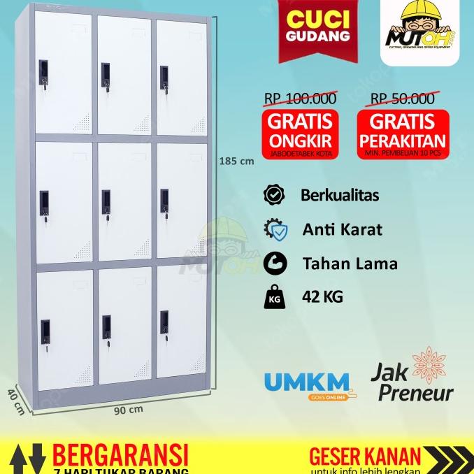 

Terlaris Loker Besi Locker Besi 9 Pintu Limited Edition