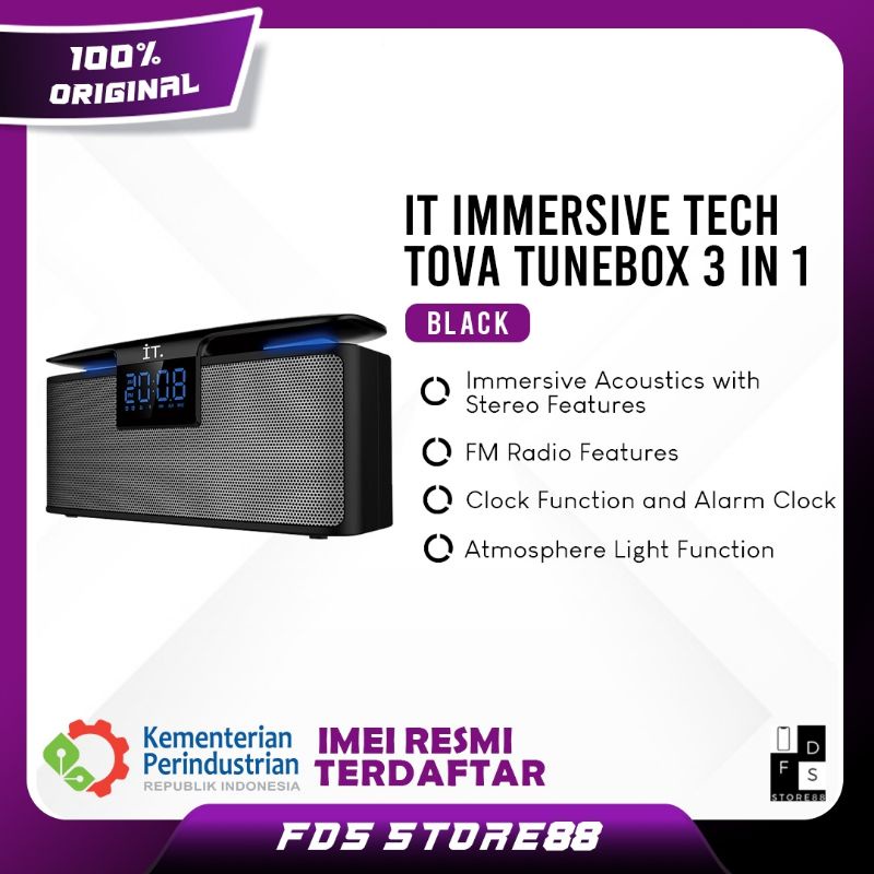 IT Immersive Tech Tova Tunelight Tunebox Tunebar 3 in 1 Original