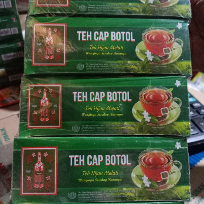 

1 dus teh cap botol celup isi 50 box