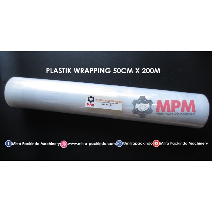 

BRG BARU Plastik Wrapping / Wraping Strecth Film /Pallet 50 cm x 200 m