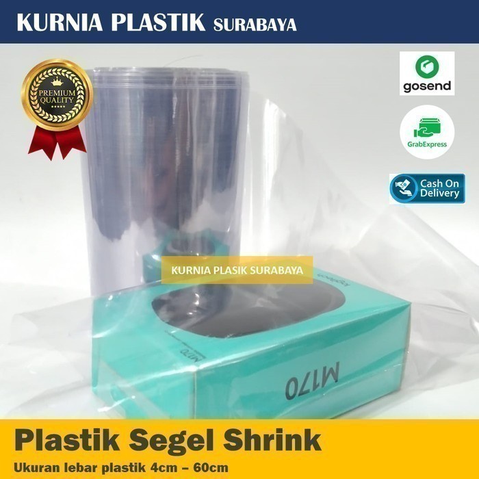 

TERMURAH PLASTIK SEGEL 19cm x 25m SHRINK WRAP (plastik heat shrink)