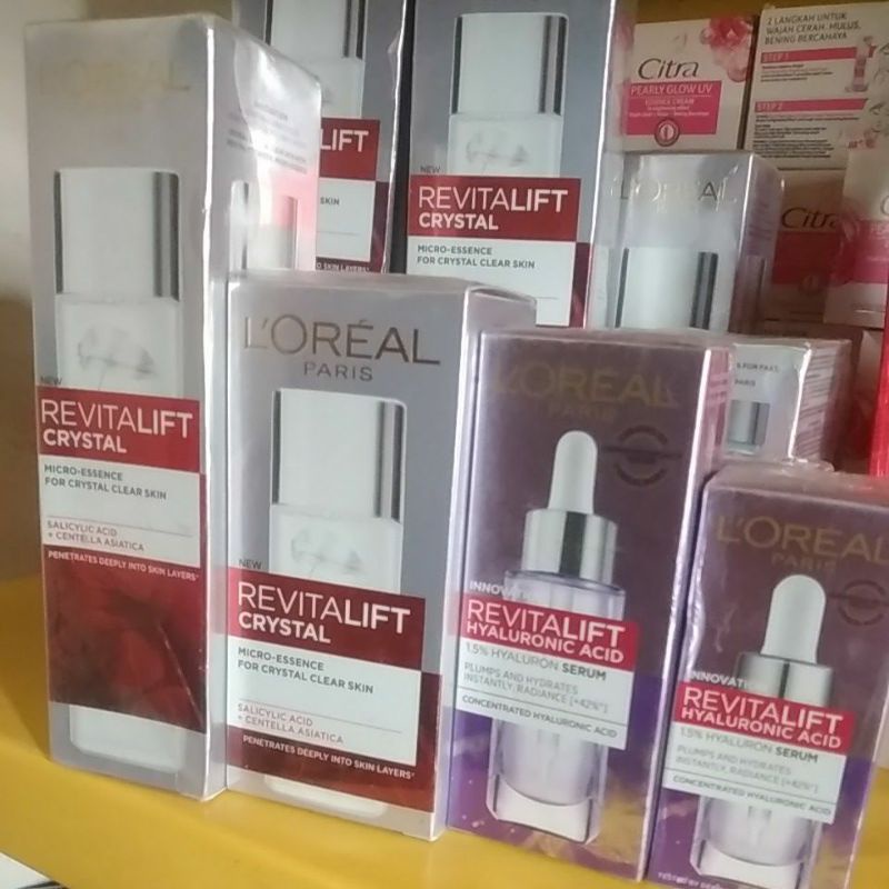 L'Oreal paris REVITALIFT DAY cream/night cream 50ml  loral aura perfect clinical SPF19 +++ ,LOREAL revitalift  crystal GEL CREAM 50ML