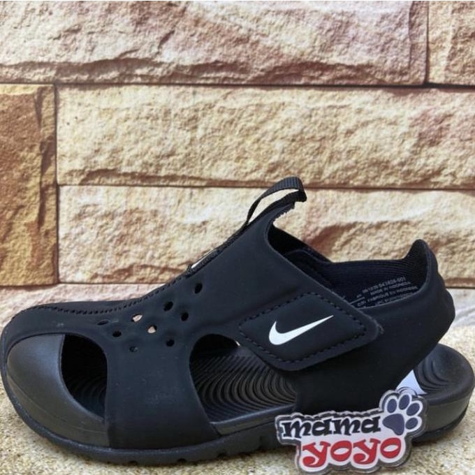 Sandal Sepatu Anak - Nike Kids Sunray Protect 2 Hitam PSV Original