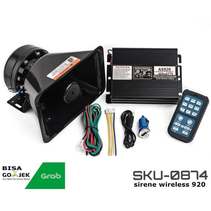 Terlaris Sirine Polisi Federal Signal As 920 200 Watt Dan Speaker Corong S0874