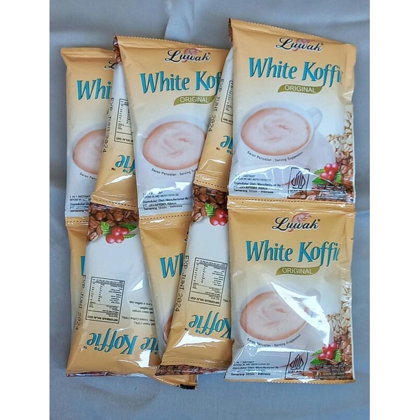 

Luwak White Coffe renceng isi 10 x 20gr